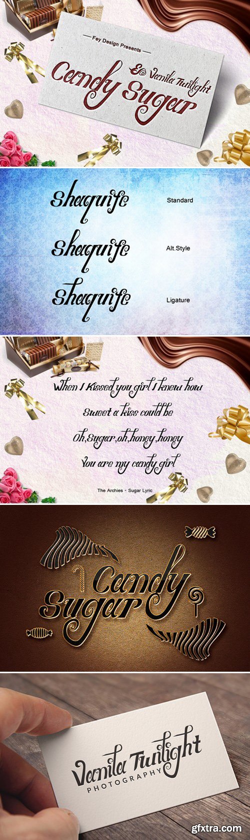 CM - Candy Sugar Fonts And Bonus