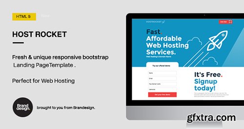 ThemeForest - Hostrocket HTML5 Template - RIP