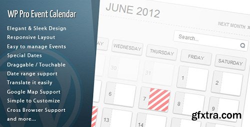 CodeCanyon - Wordpress Pro Event Calendar v2.4