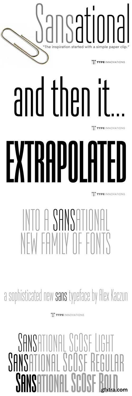 Sansational Font Family $118