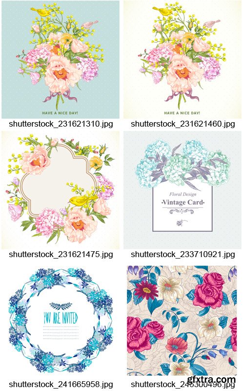 Amazing SS - Floral & Watercolor Design, 25xEPS