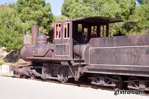 Collection of vintage steam locomotive train rails metal wheel 25 HQ Jpeg