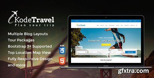 ThemeForest - KodeTravel & Tourism HTML5 Template - RIP