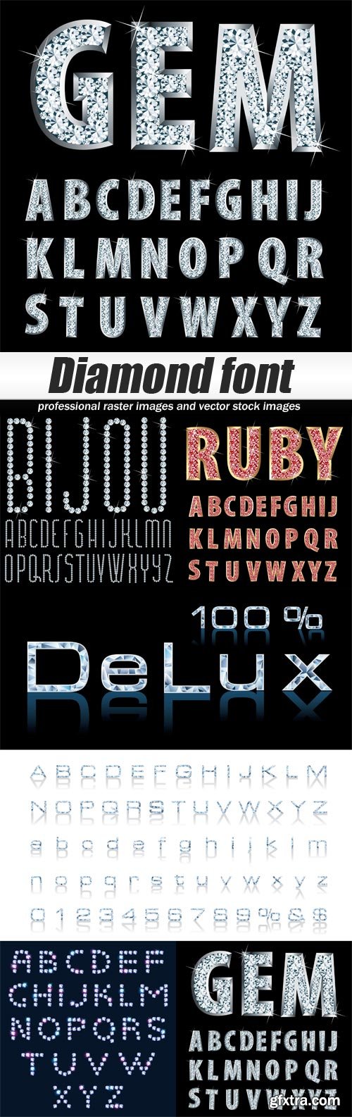 Diamond font