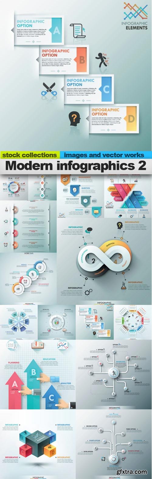 Modern infographics 2, 15 x EPS