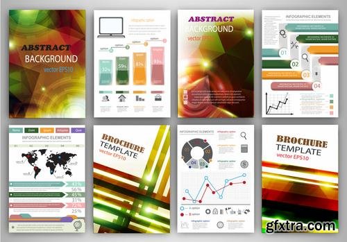 Stock Vector - Flyer & Brochure Design Templates, 25EPS