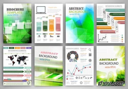 Stock Vector - Flyer & Brochure Design Templates, 25EPS