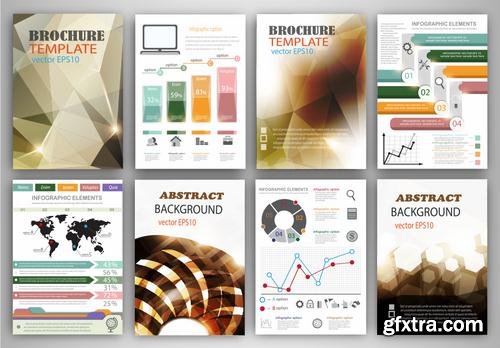 Stock Vector - Flyer & Brochure Design Templates, 25EPS