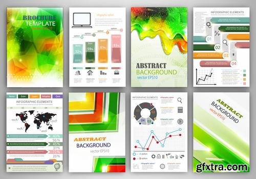 Stock Vector - Flyer & Brochure Design Templates, 25EPS