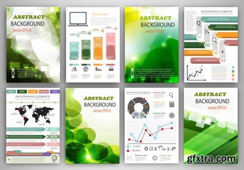 Stock Vector - Flyer & Brochure Design Templates, 25EPS