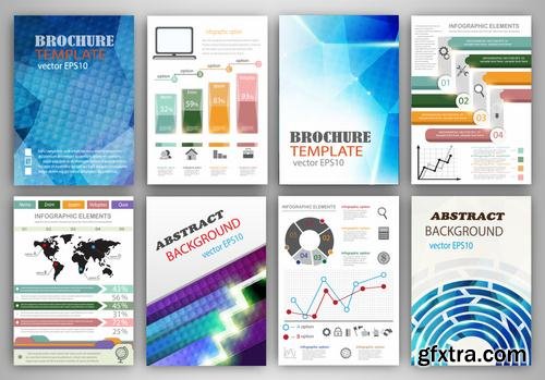 Stock Vector - Flyer & Brochure Design Templates, 25EPS