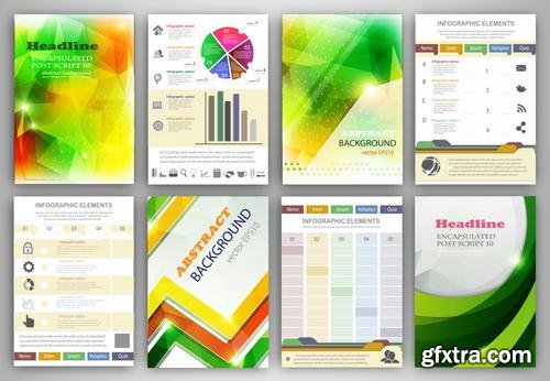 Stock Vector - Flyer & Brochure Design Templates, 25EPS