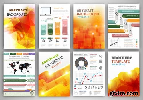 Stock Vector - Flyer & Brochure Design Templates, 25EPS