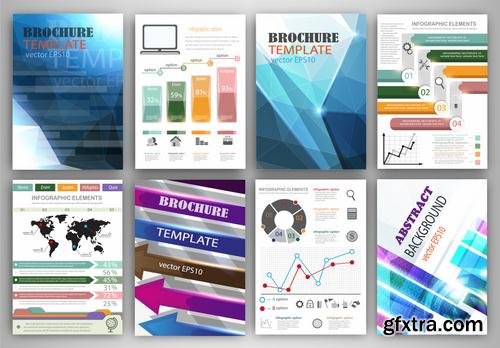 Stock Vector - Flyer & Brochure Design Templates, 25EPS