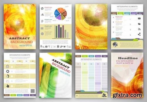 Stock Vector - Flyer & Brochure Design Templates, 25EPS