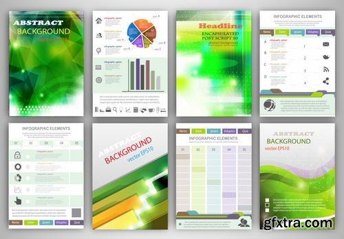 Stock Vector - Flyer & Brochure Design Templates, 25EPS