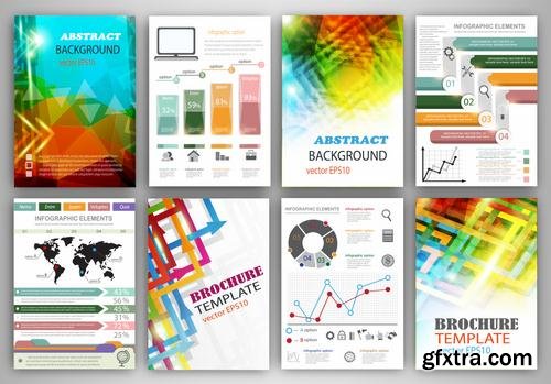 Stock Vector - Flyer & Brochure Design Templates, 25EPS