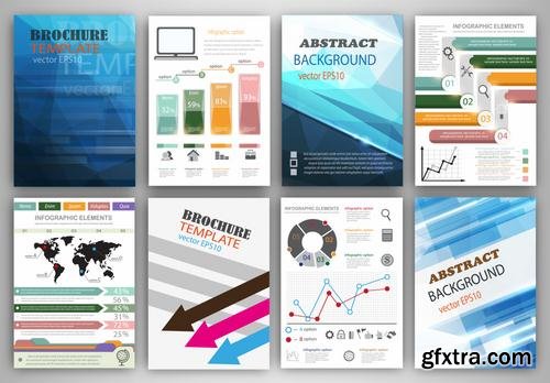 Stock Vector - Flyer & Brochure Design Templates, 25EPS