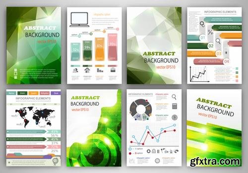 Stock Vector - Flyer & Brochure Design Templates, 25EPS