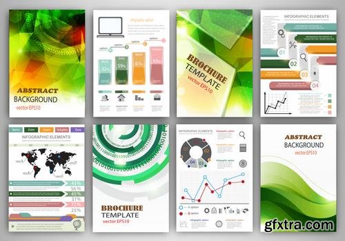 Stock Vector - Flyer & Brochure Design Templates, 25EPS