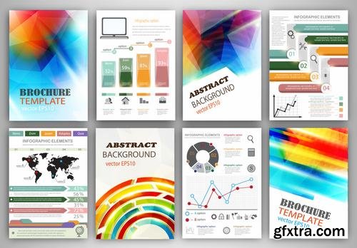 Stock Vector - Flyer & Brochure Design Templates, 25EPS