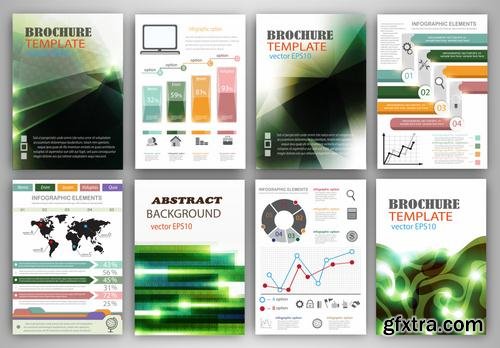 Stock Vector - Flyer & Brochure Design Templates, 25EPS