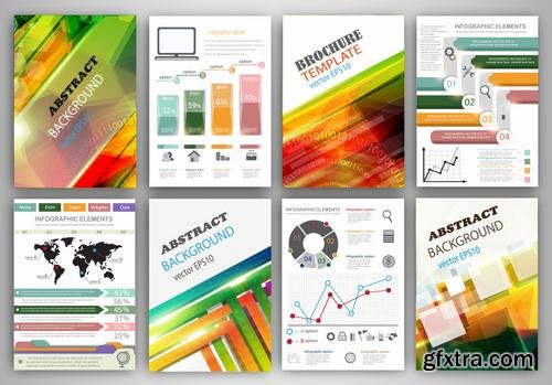 Stock Vector - Flyer & Brochure Design Templates, 25EPS