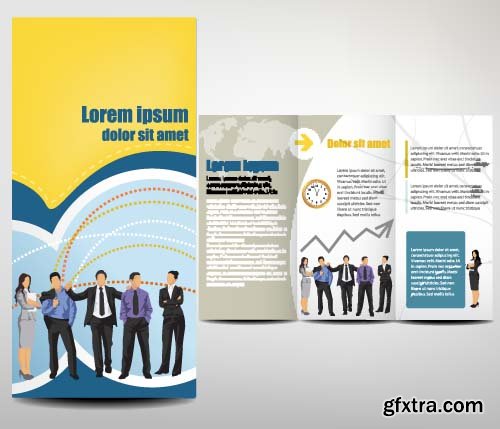 Brochures vector part 1 15x EPS