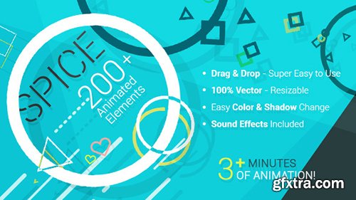 Videohive SPICE - 200+ Animated Elements 10906735 (Sound Effects Included)