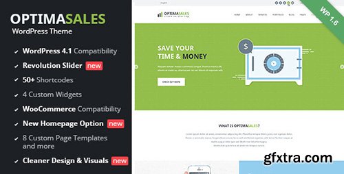 ThemeForest - OptimaSales v1.3.2 - Responsive WordPress Theme