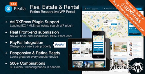 ThemeForest - Realia v3.1.6 - Responsive Real Estate WordPress Theme