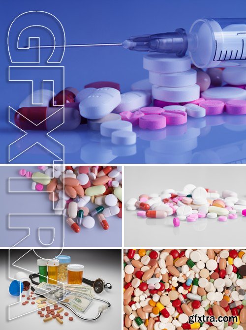 Stock Photos - Tablets and pills