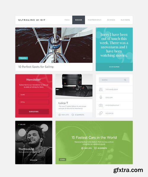 PSD Web Design - Ultra UI Kit