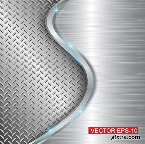 Stock Vectors - Metal background 8, 25xEPS