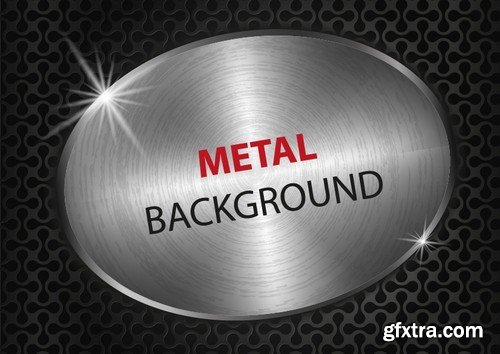 Stock Vectors - Metal background 8, 25xEPS