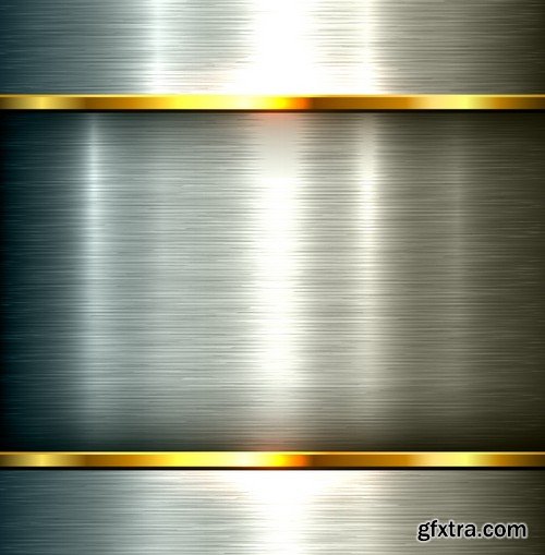 Stock Vectors - Metal background 8, 25xEPS