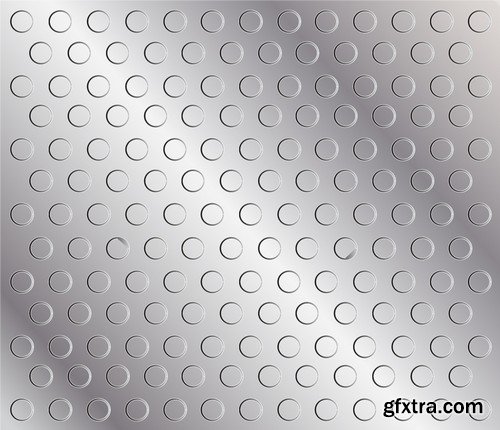 Stock Vectors - Metal background 8, 25xEPS