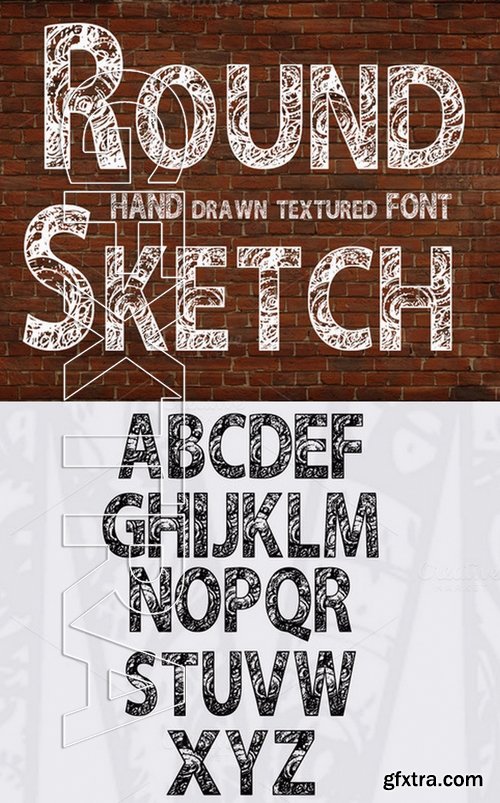 CM - Round Sketch font 238754