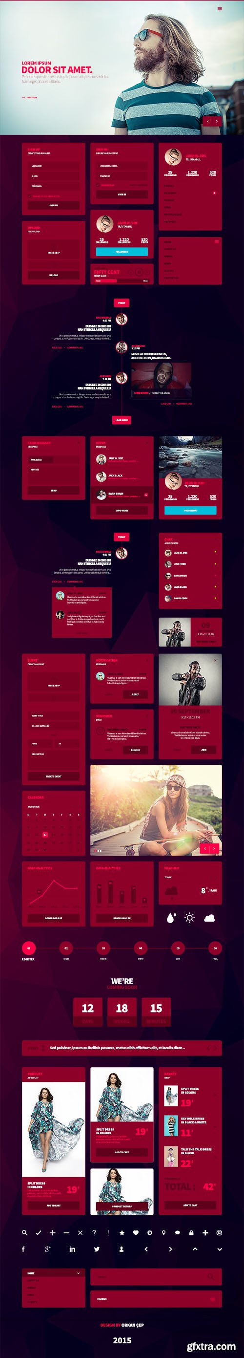 PSD Web Design - Nakropol 2 Ui Kit