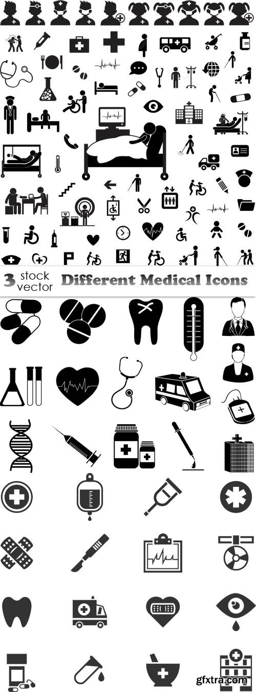 Vectors - Different Medical Icons