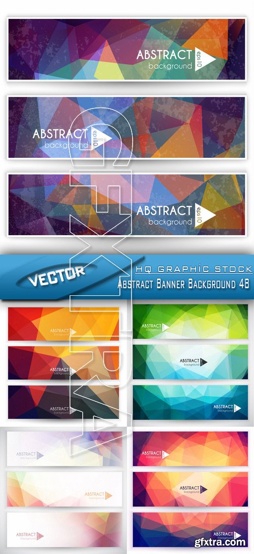 Stock Vector - Abstract Banner Background 48