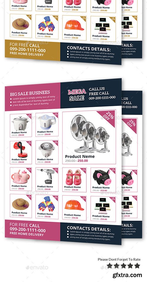 GraphicRiver - Product Promotion Flyer Bundle - 10986045