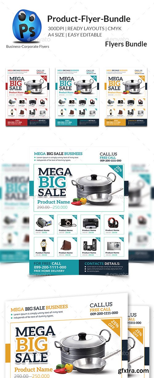 GraphicRiver - Product Promotion Flyer Bundle - 10986045