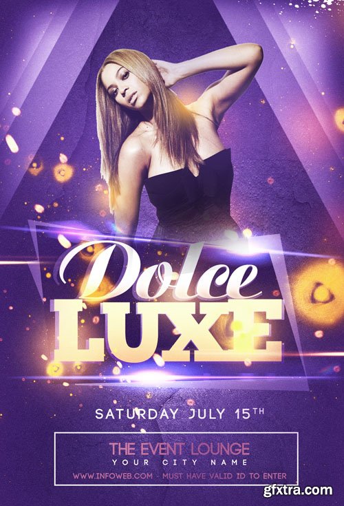 Dolce Luxe Party Flyer Template