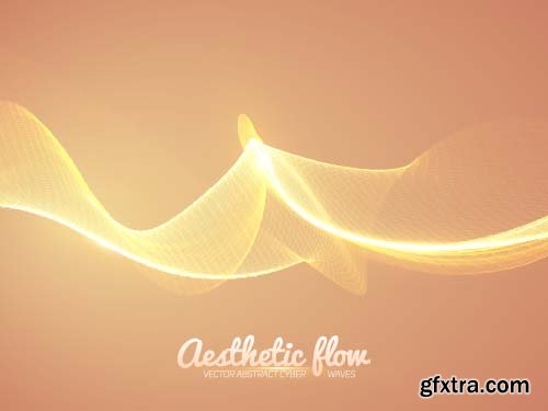 Abstract flame vector mesh background 7x EPS