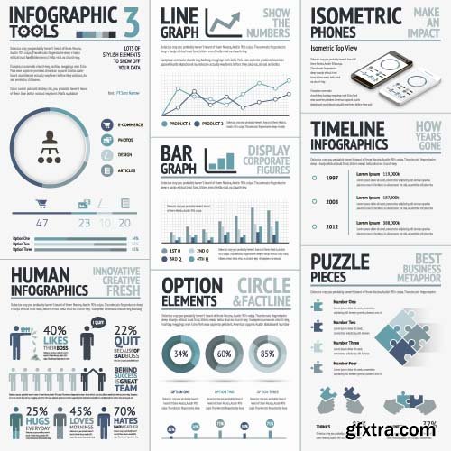 Infographics 6x EPS