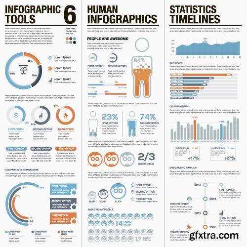 Infographics 6x EPS