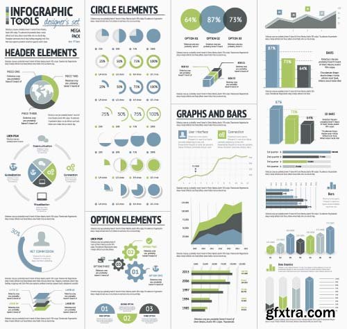 Infographics 6x EPS