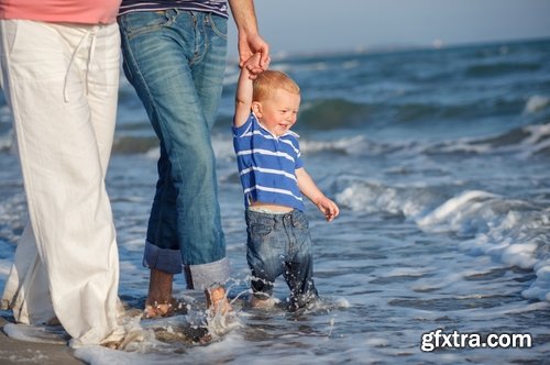 Collection dad walking with baby sunset beach bike trip 25 HQ Jpeg