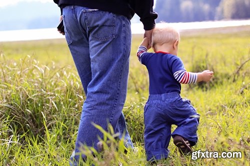 Collection dad walking with baby sunset beach bike trip 25 HQ Jpeg